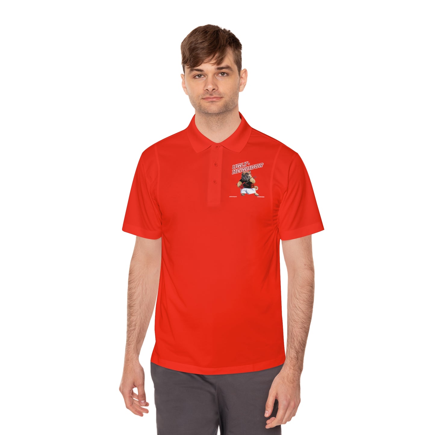 Ugly Neighbor Men's Sport Polo Shirt