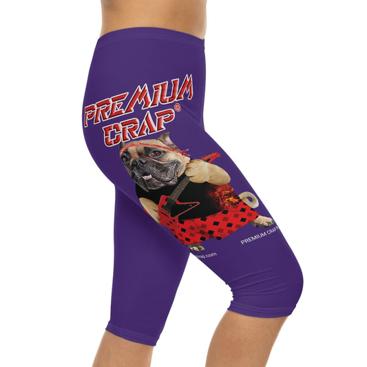 Premium Crap II Women’s Capri Leggings - Purple