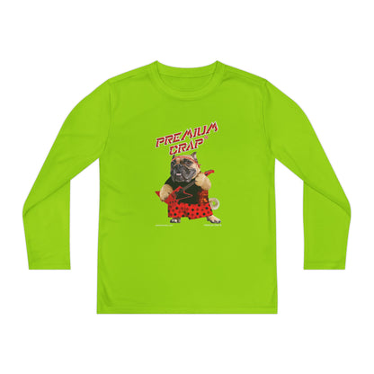 Premium Crap II Youth Long Sleeve Competitor Tee