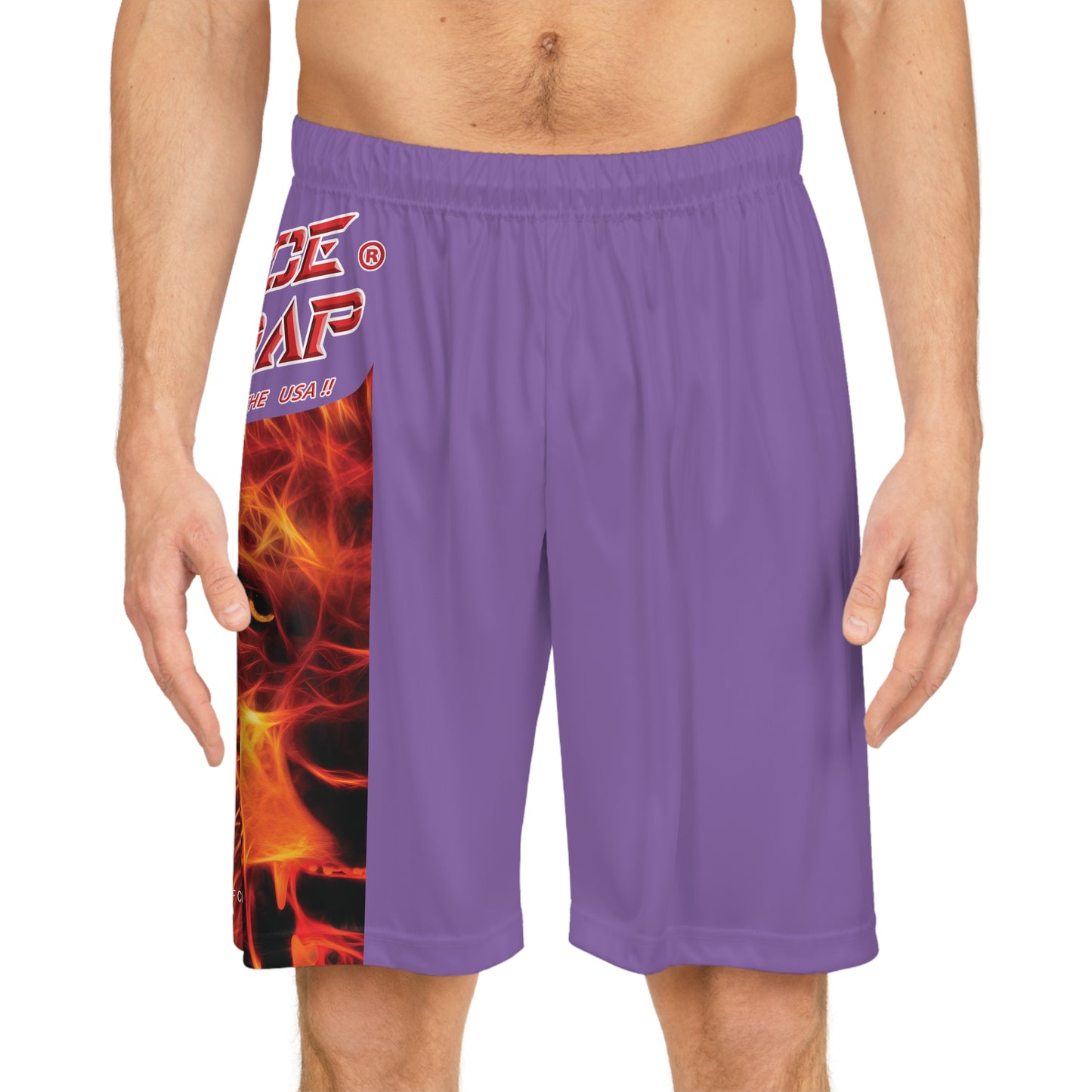 A Piece Of Crap BougieBooty Baller Shorts - Light Purple