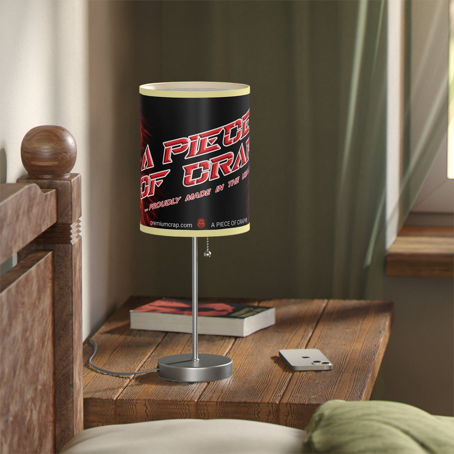 A Piece Of Crap Lamp on a Stand
