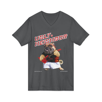 Ugly Neighbor Jersey Short Sleeve V-Neck Tee