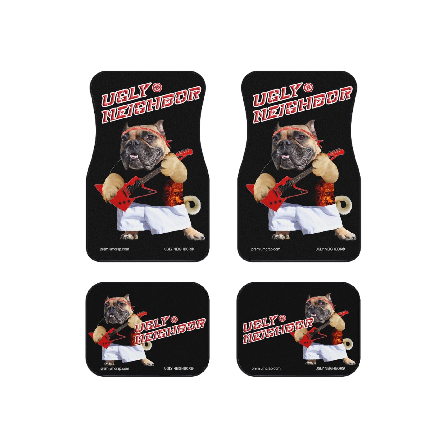 Ugly Neighbor Car Mats (Set of 4)
