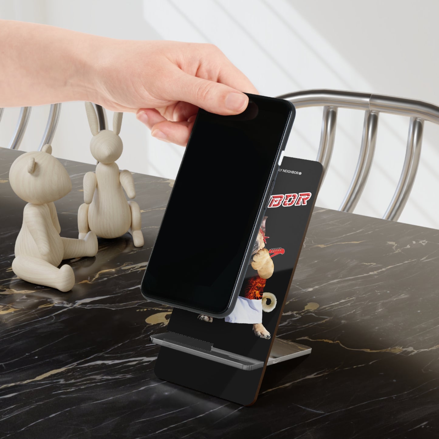 Ugly Neighbor Mobile Display Stand for Smartphones