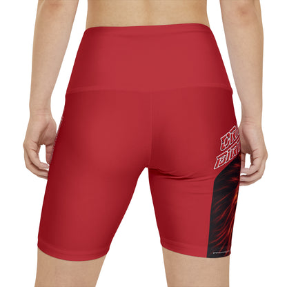 Crappy Birthday WorkoutWit Shorts - Dark Red