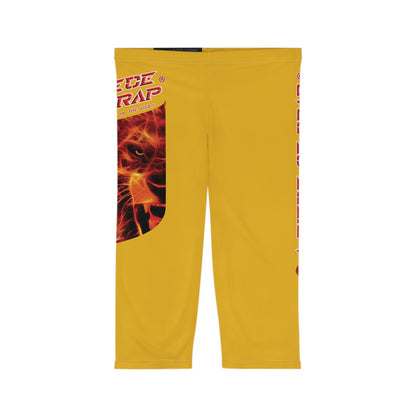 A Piece Of Crap Capri-Cious Leggings - Yellow