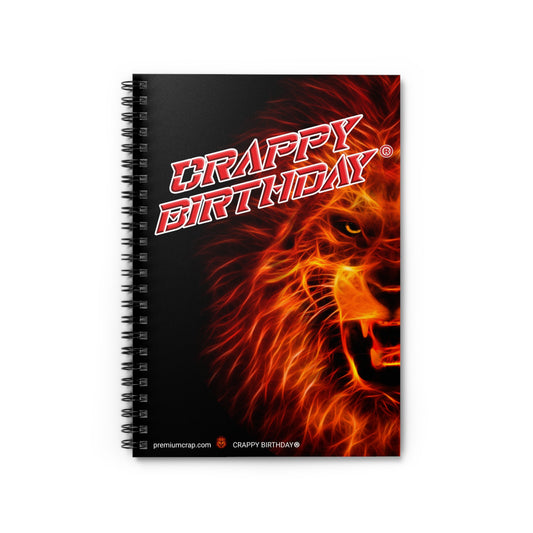 Crappy Birthday Spiral Notebook - Ruled Line