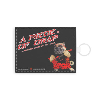 A Piece of Crap II Saffiano Leather Card Holder