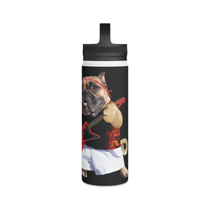 Ugly Neighbor Stainless Steel Water Bottle, Handle Lid