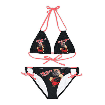 Premium Crap II Strappy Bikini Set