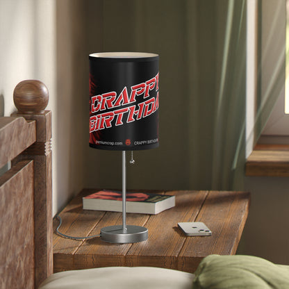 Crappy Birthday Lamp on a Stand