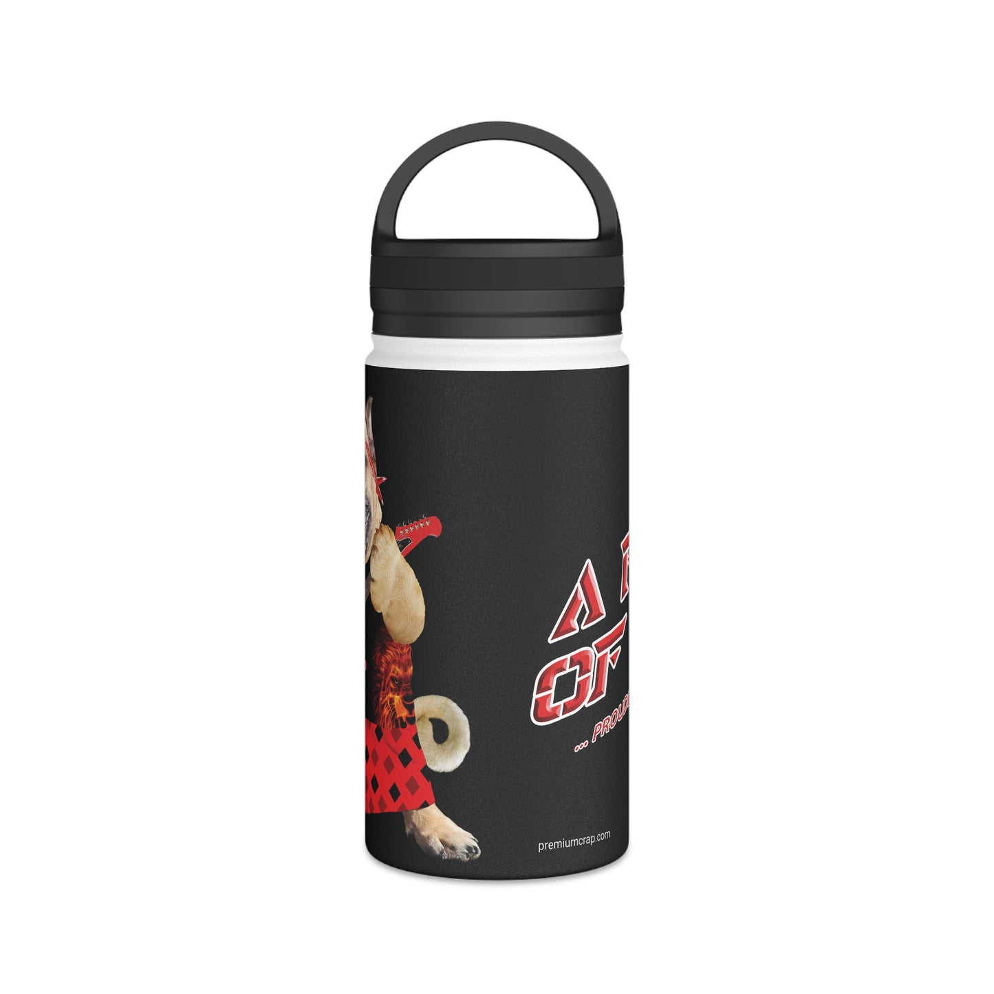 A Piece of Crap II Stainless Steel Water Bottle, Handle Lid