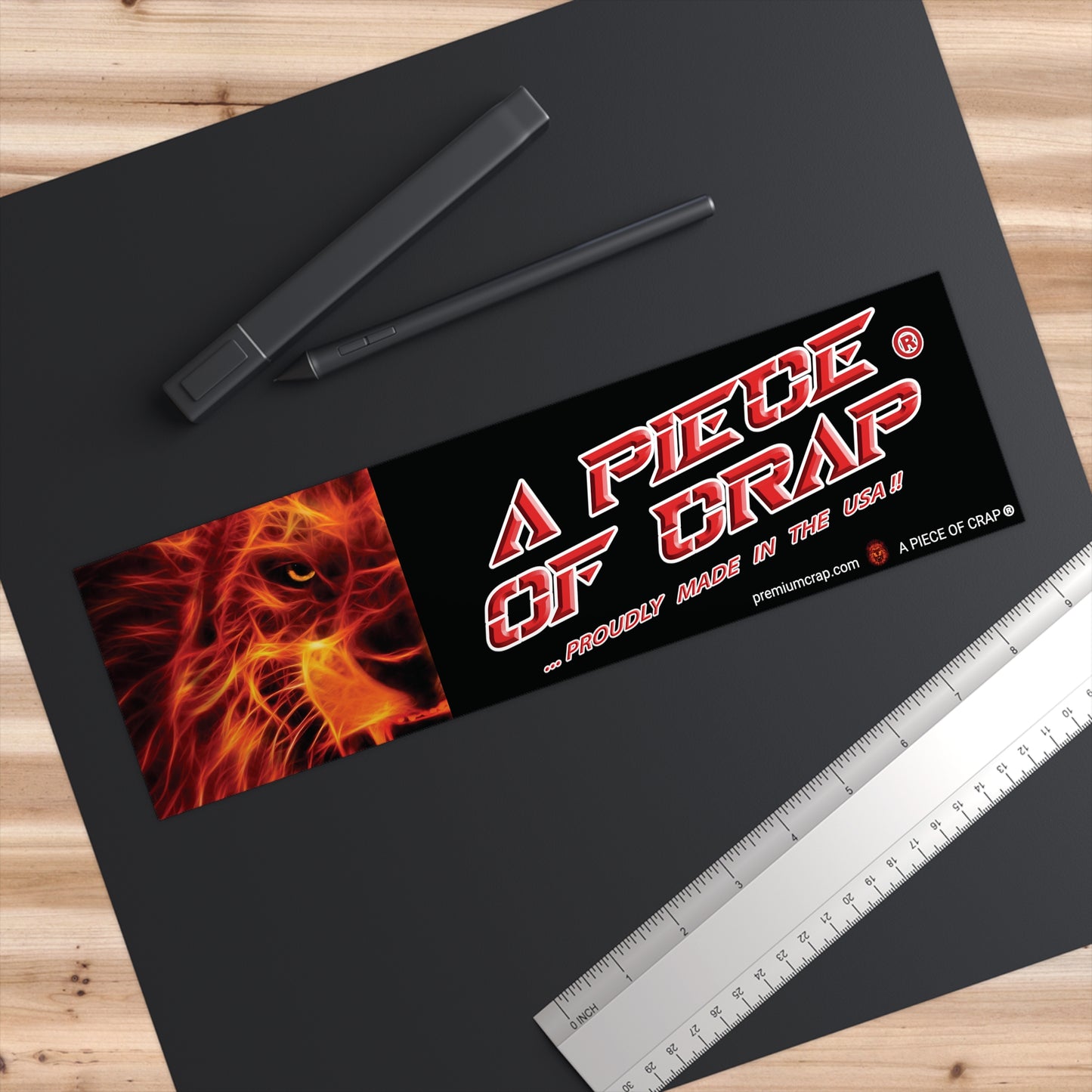 A Piece Of Crap Bumper Stickers - 11.5" x 3"