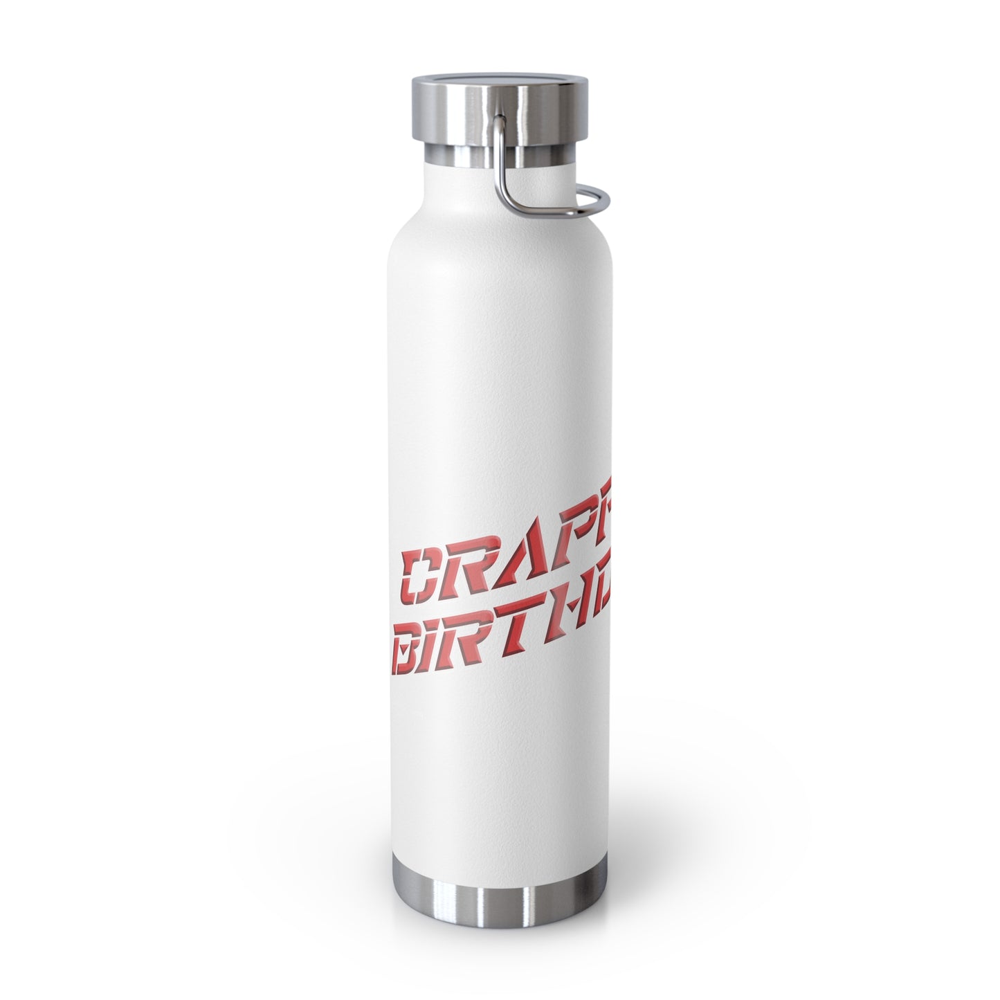 Crappy Birthday II Stainless Steel Water Bottle, Standard Lid
