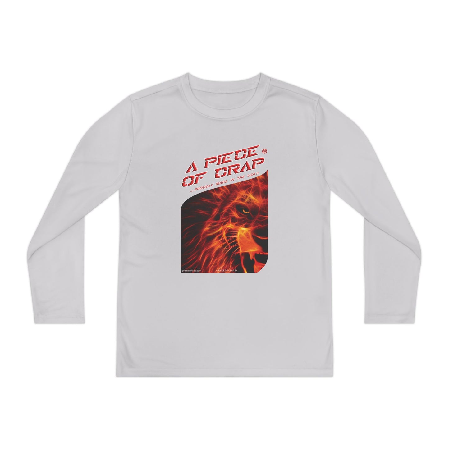 A Piece Of Crap Youth Long Sleeve Competitor Tee