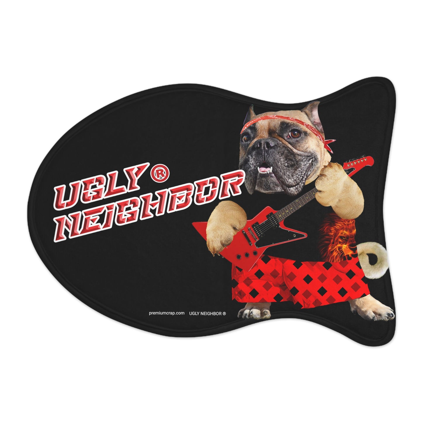 Ugly Neighbor II Pet Feeding Mat