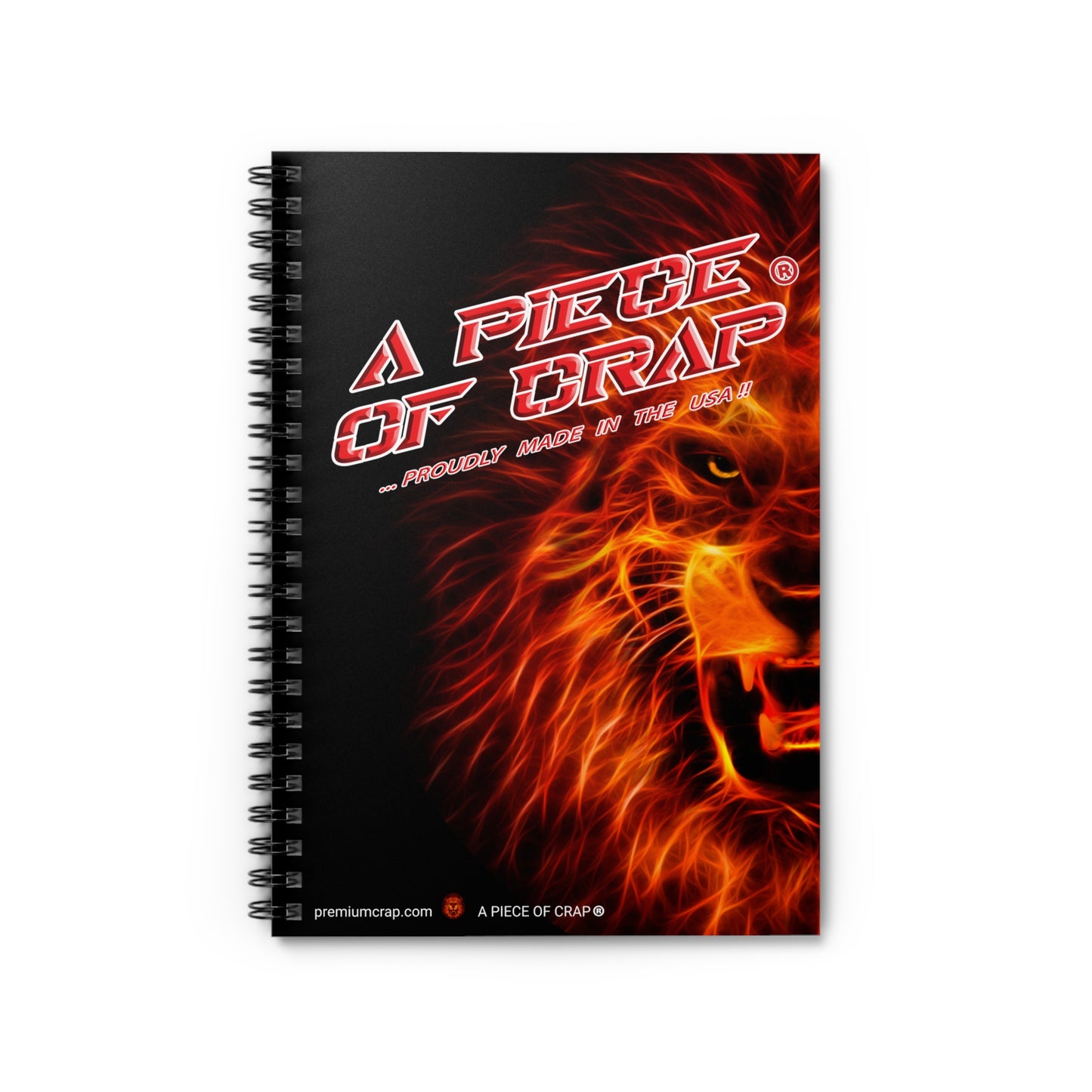 A Piece Of Crap Spiral Notebook - Ruled Line