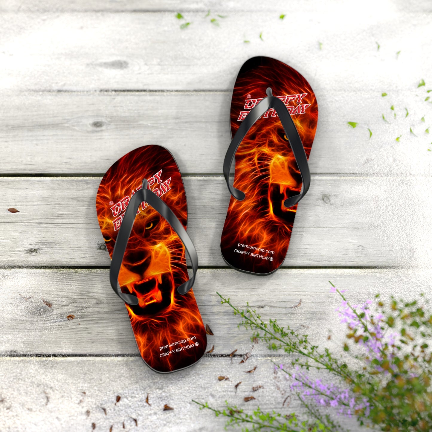Crappy Birthday Flip Flops