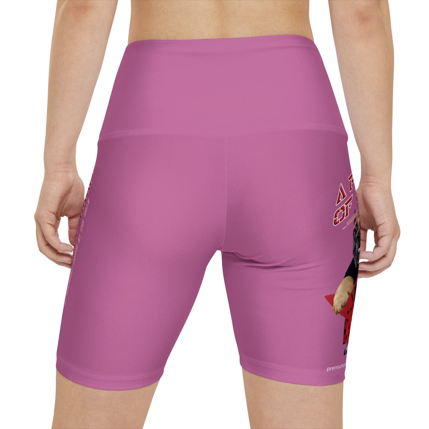 A Piece Of Crap II Women's Workout Shorts - Light Pink