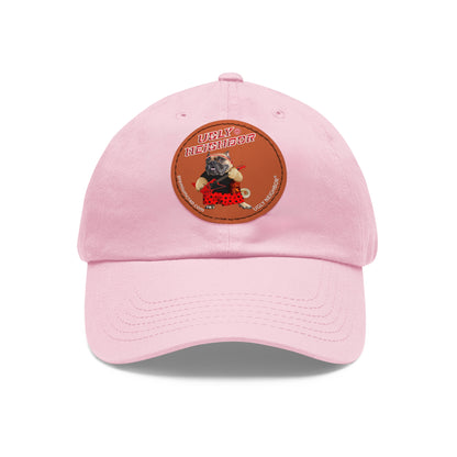 Ugly Neighbor II Dad Hat with Leather Patch (Round)