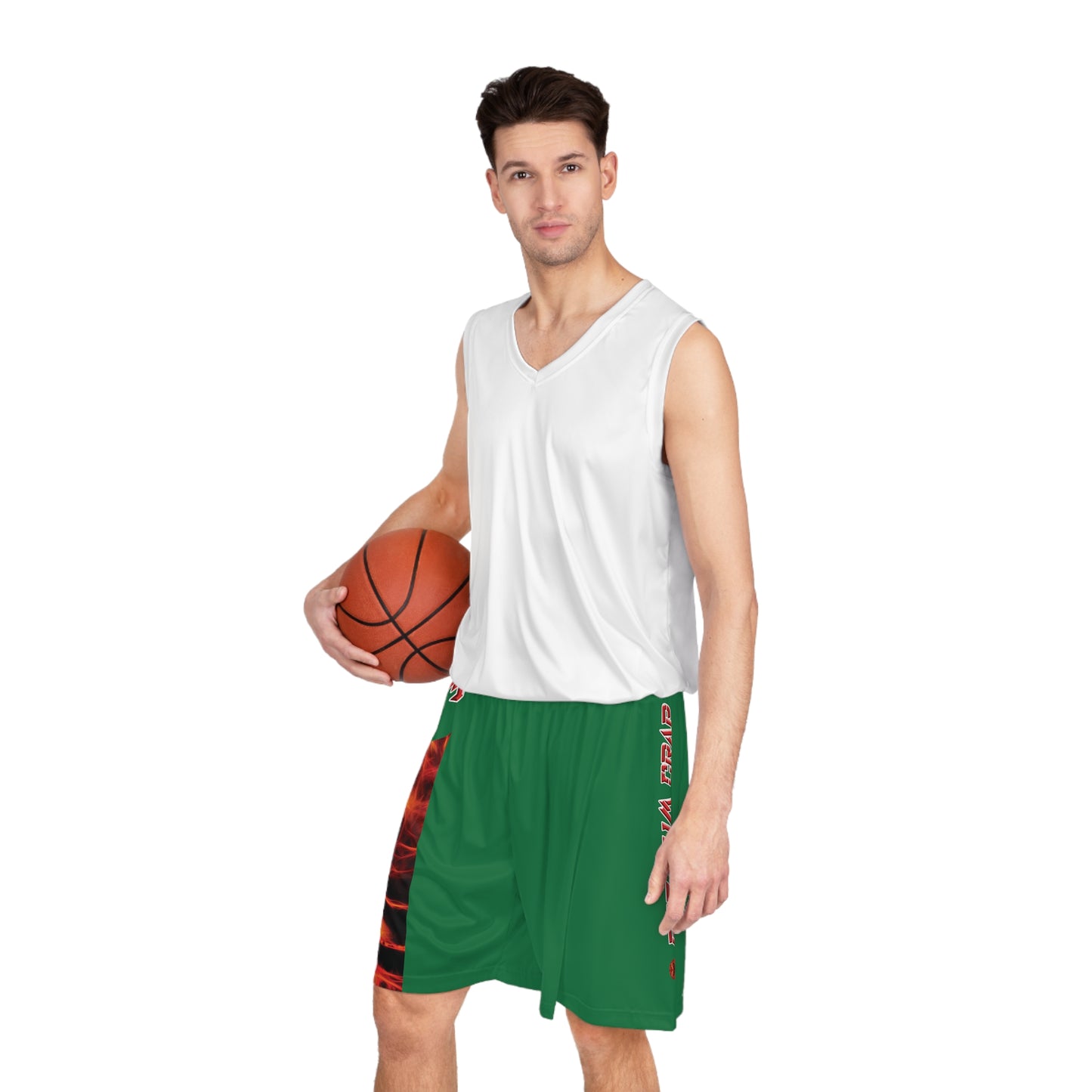 Premium Crap BougieBooty Baller Shorts - Dark Green