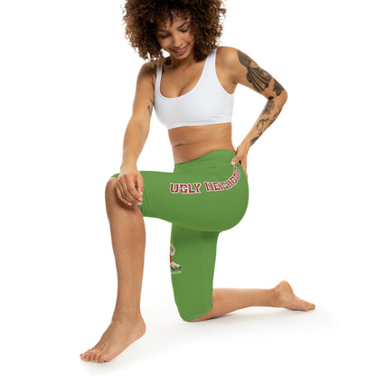 Ugly Neighbor II Women’s Capri Leggings - Green