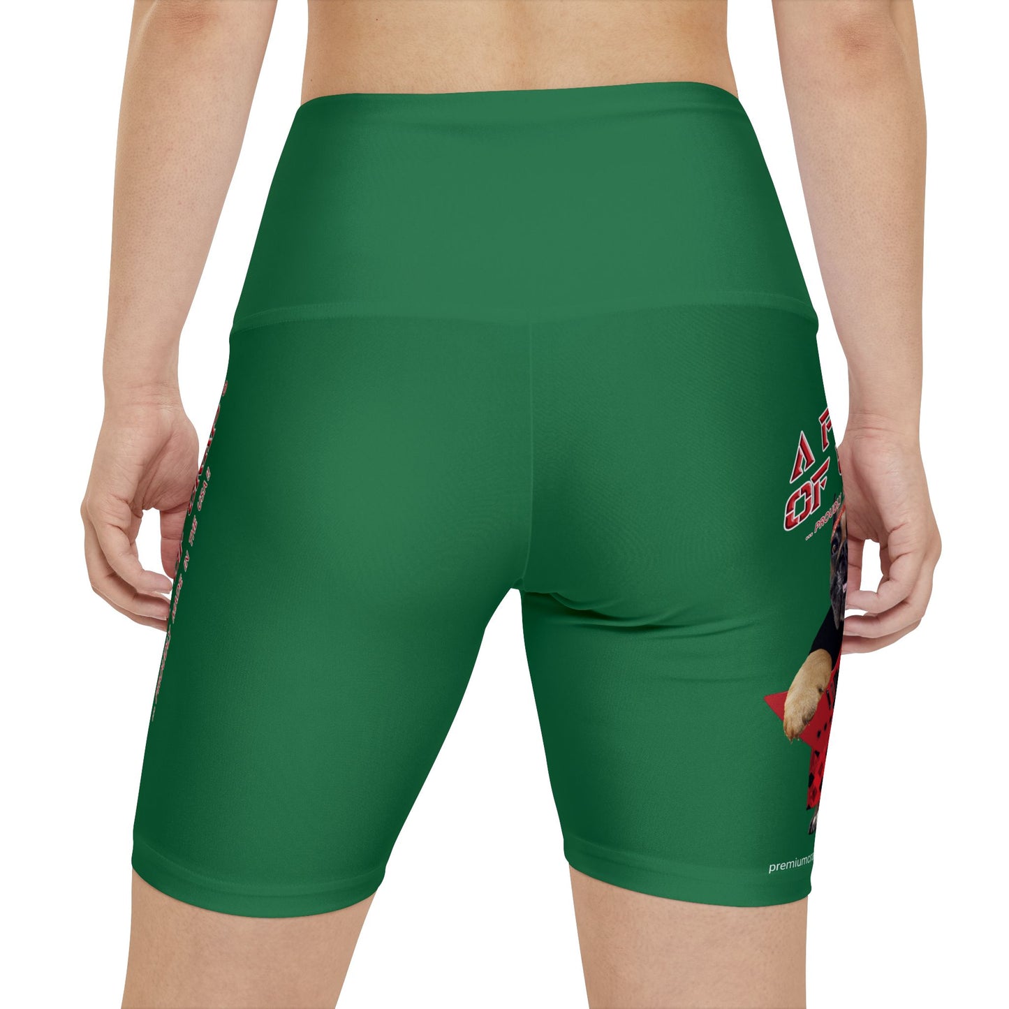 A Piece Of Crap II Women's Workout Shorts - Dark Green