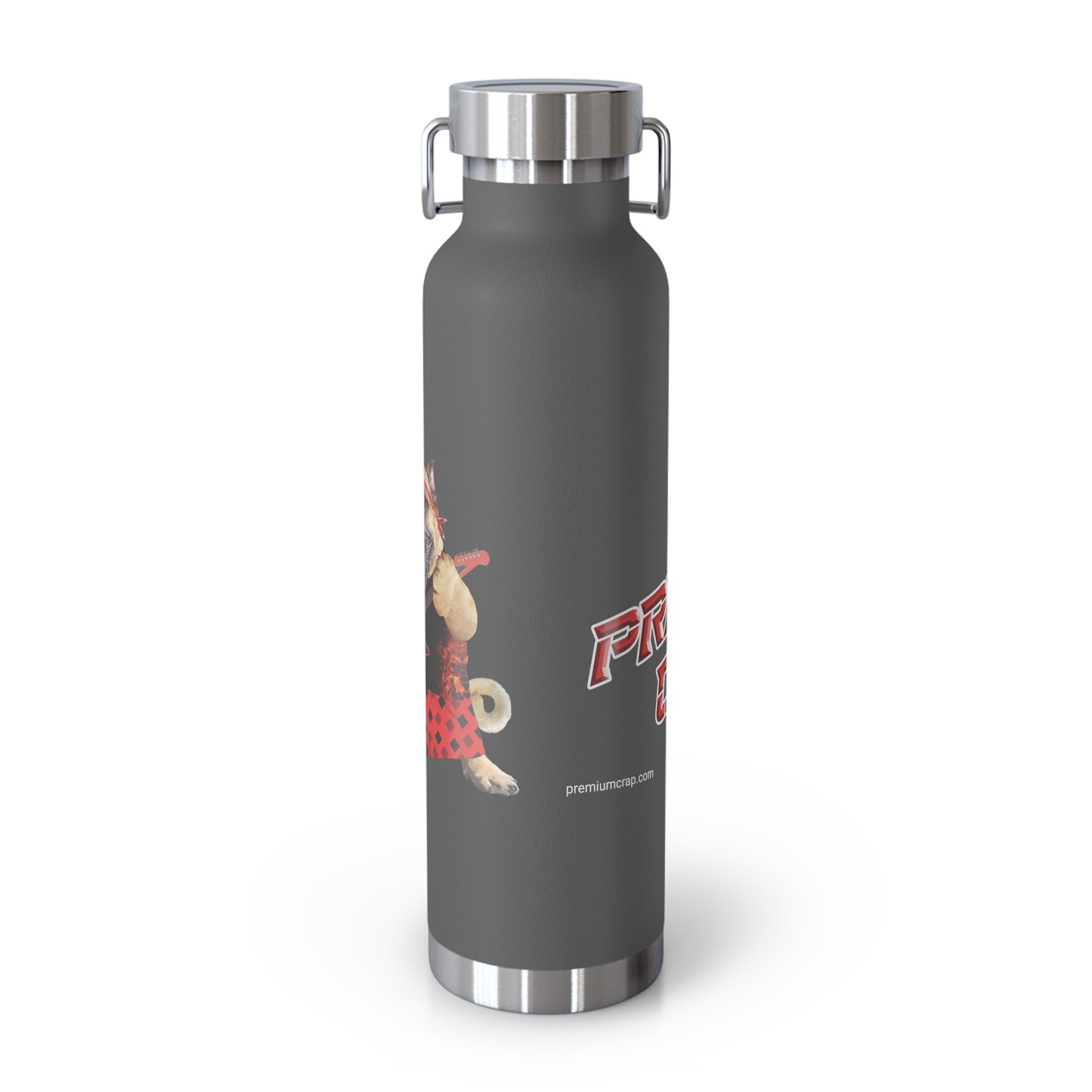 Premium Crap Stainless Steel Water Bottle, Standard Lid