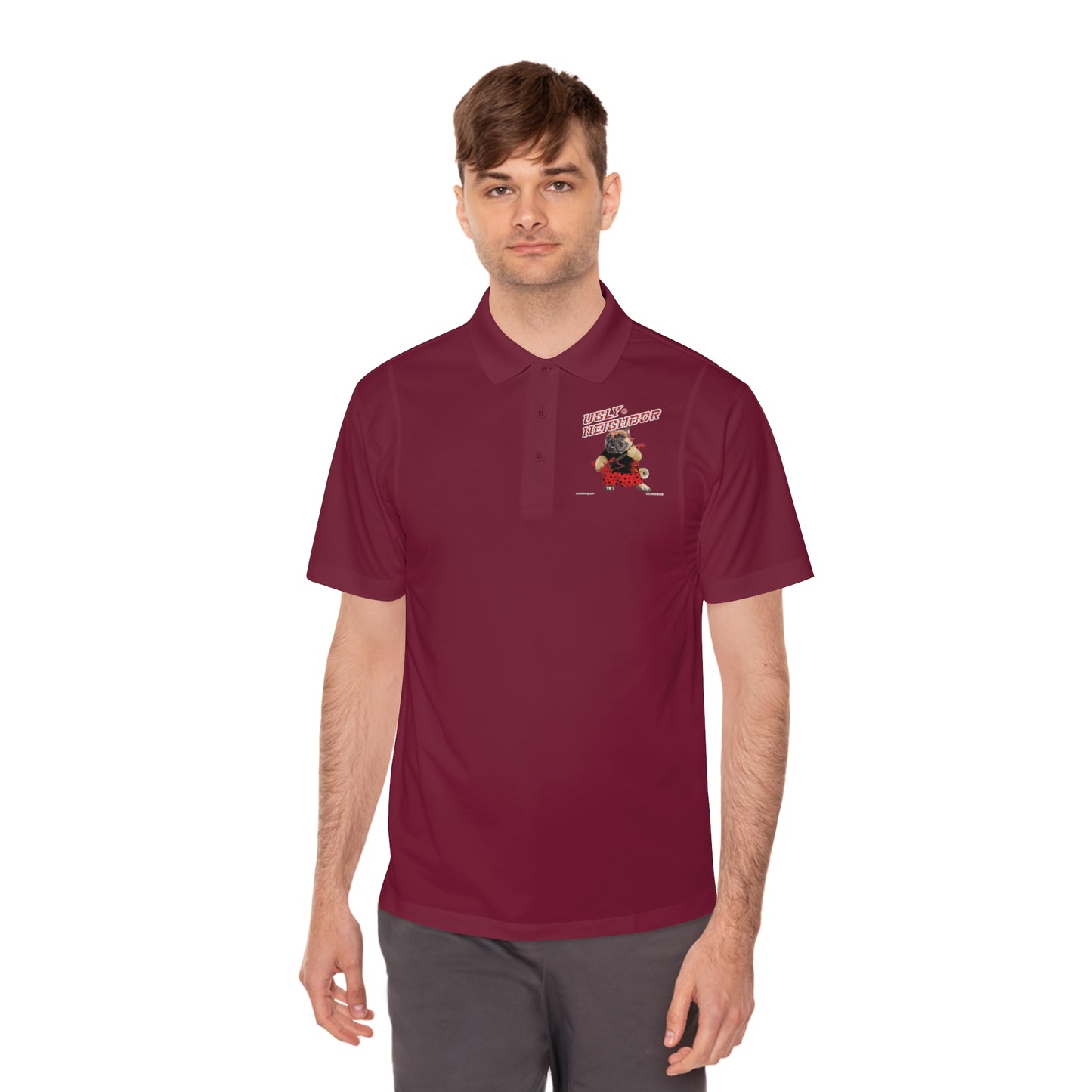 Ugly Neighbor II Men's Sport Polo Shirt