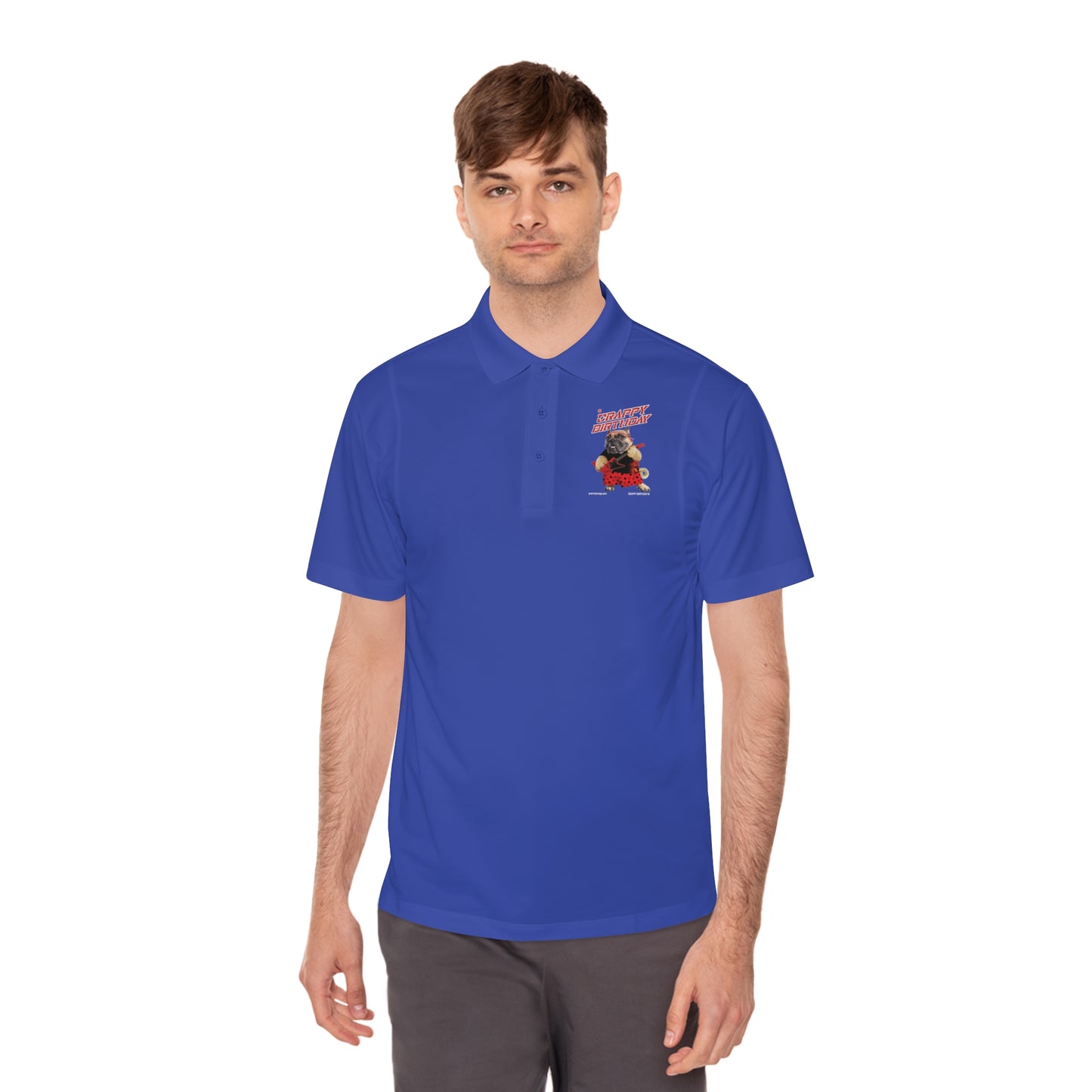 Crappy Birthday II Men's Sport Polo Shirt