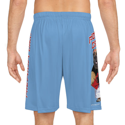 Premium Crap Basketball Shorts - Light Blue