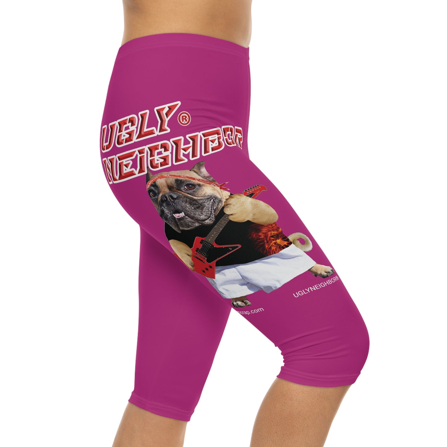 Ugly Neighbor Capri-Cious Leggings - Pink