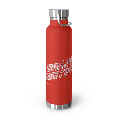 Crappy Birthday II Stainless Steel Water Bottle, Standard Lid