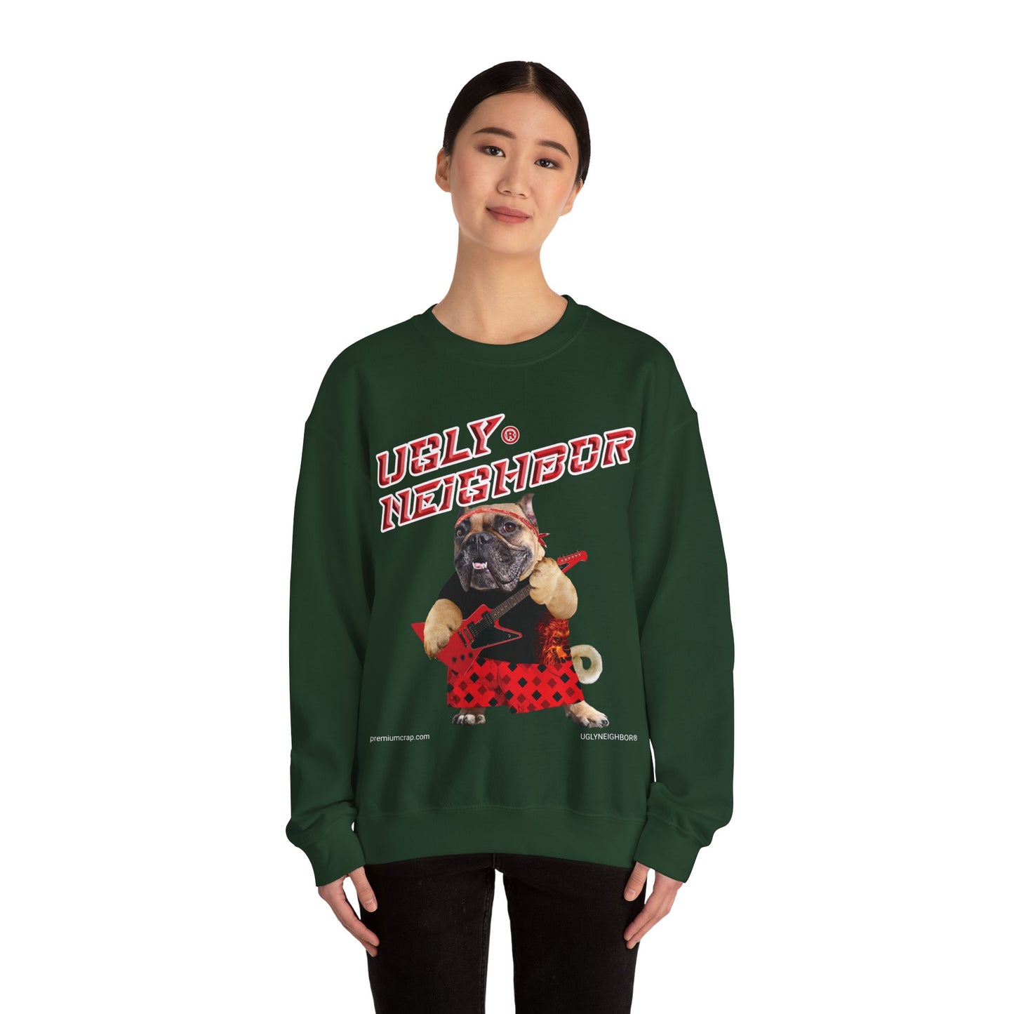 Ugly Neighbor II Women's Heavy Blend Crewneck Sweatshirt
