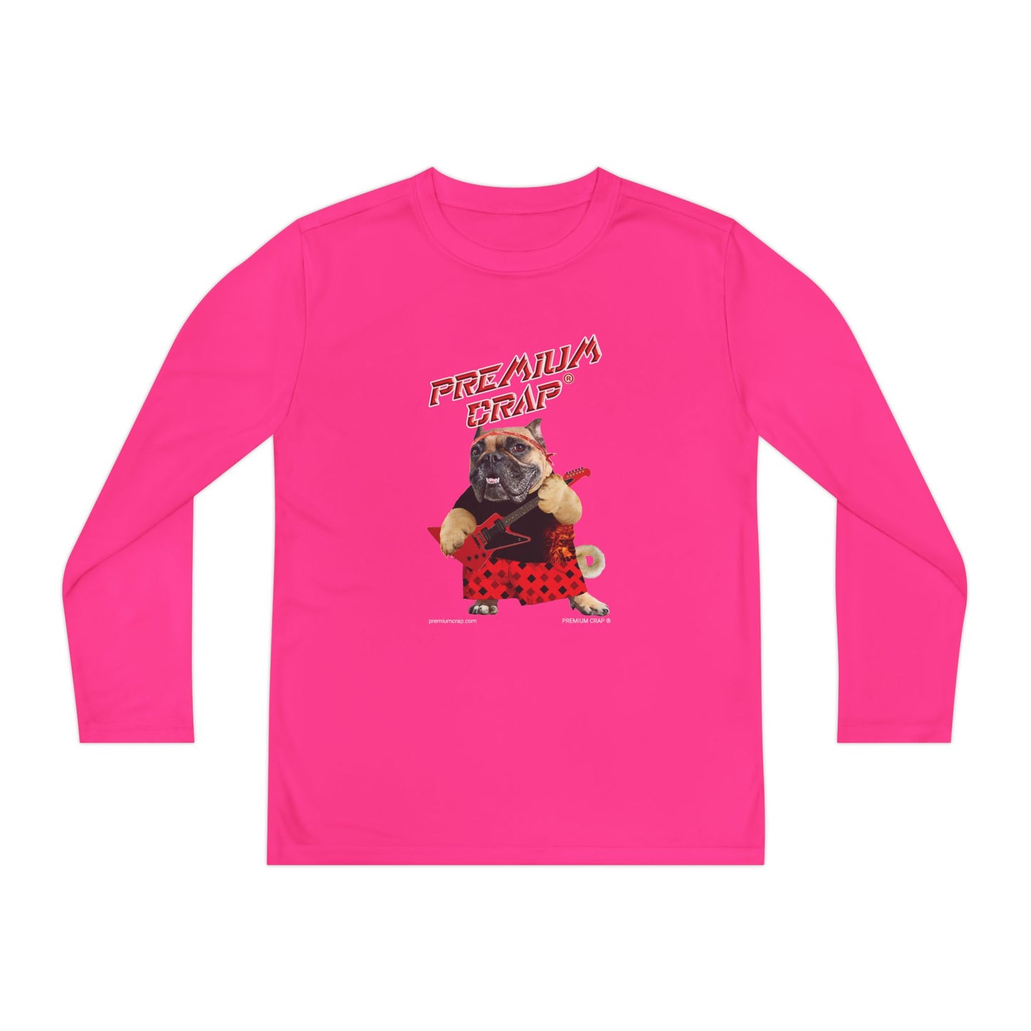 Premium Crap II Youth Long Sleeve Competitor Tee