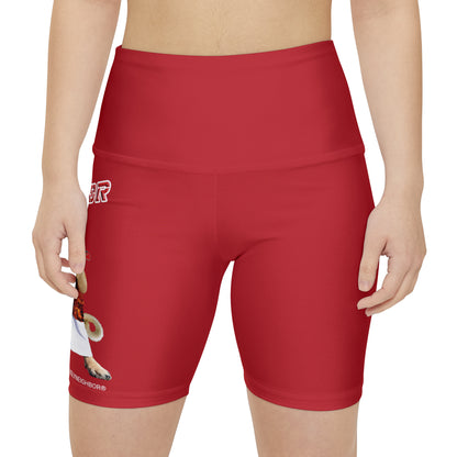 Ugly Neighbor WorkoutWit Shorts - Dark Red