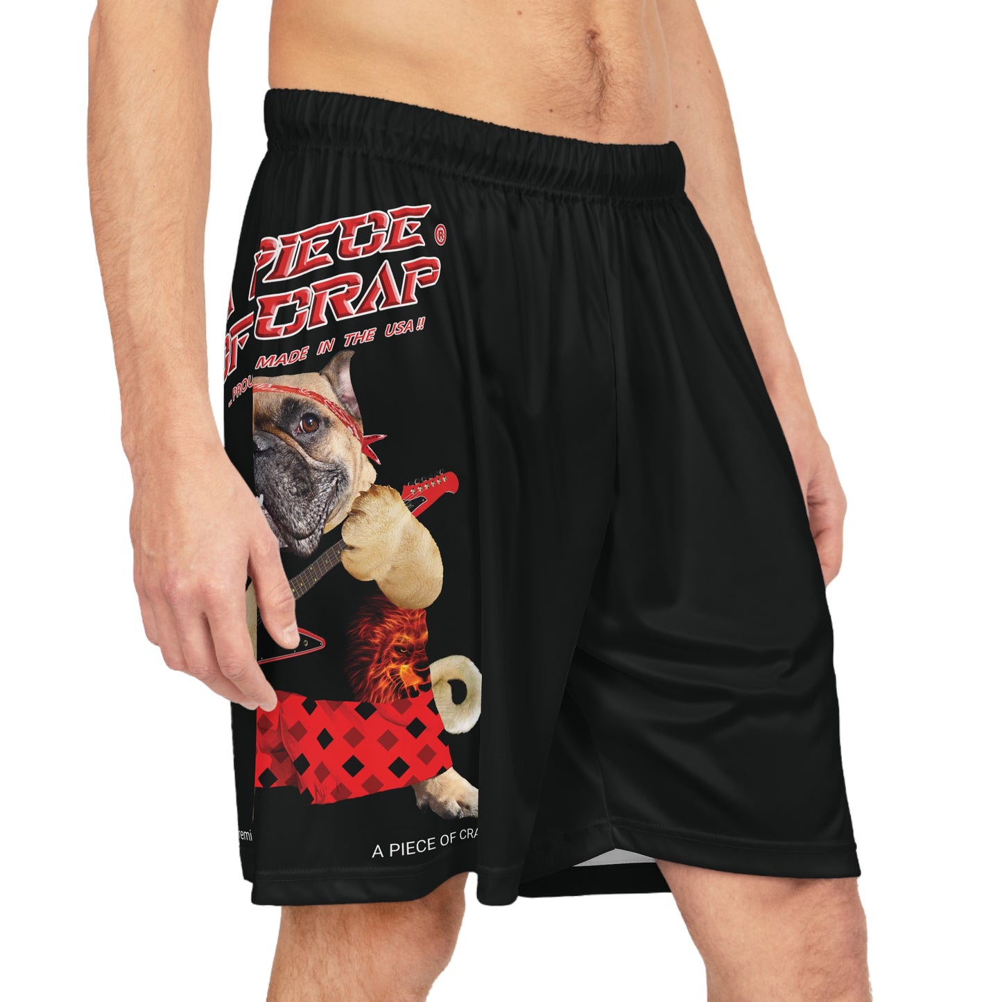 A Piece of Crap II Basketball Shorts