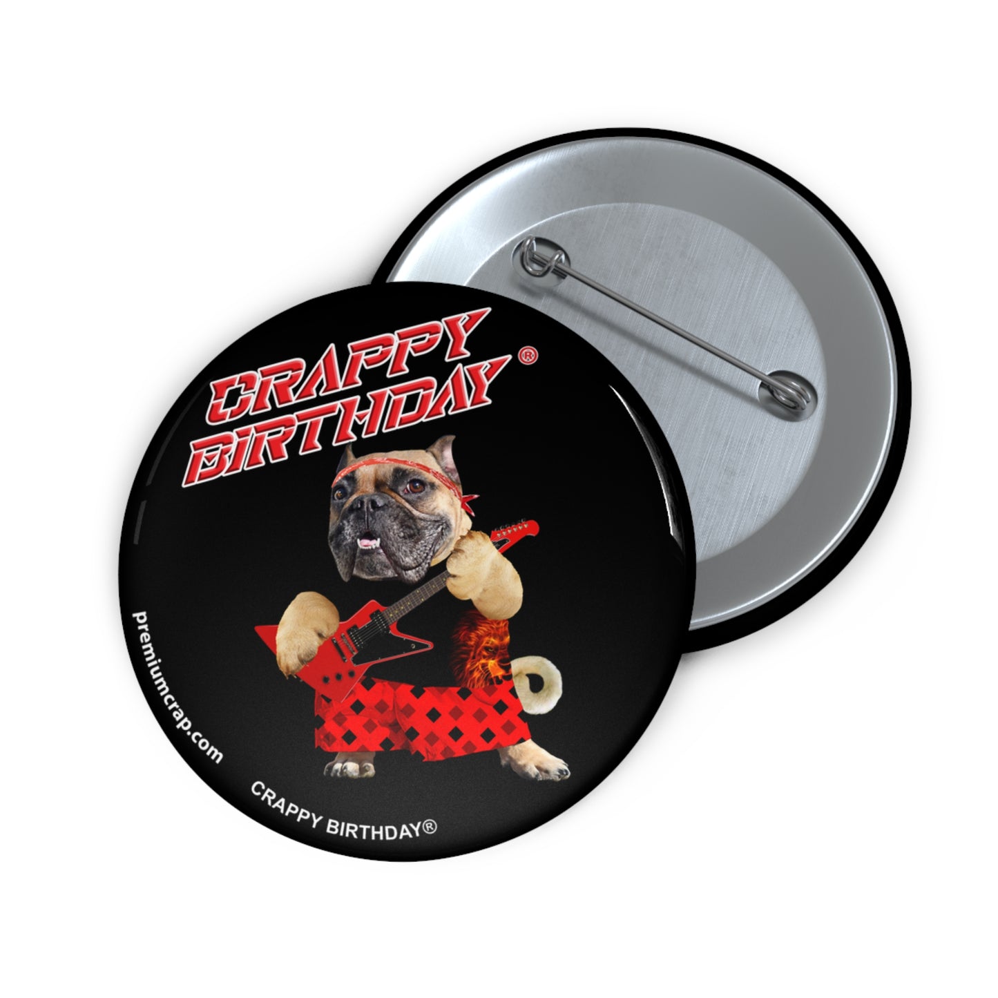 Crappy Birthday II Pin Buttons