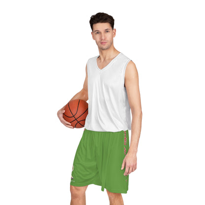 A Piece Of Crap II Basketball Shorts - Green