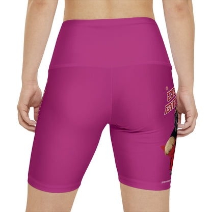 Crappy Birthday II Women's Workout Shorts - Pink