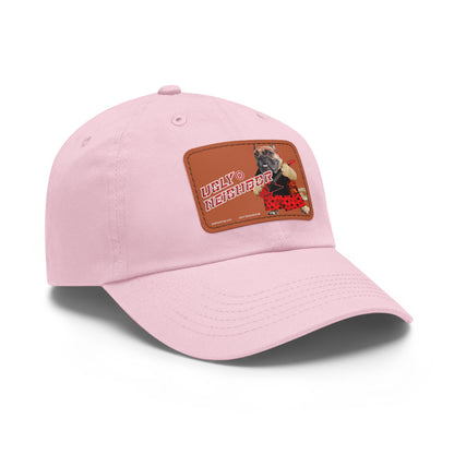 Ugly Neighbor II Dad Hat with Leather Patch (Rectangle)