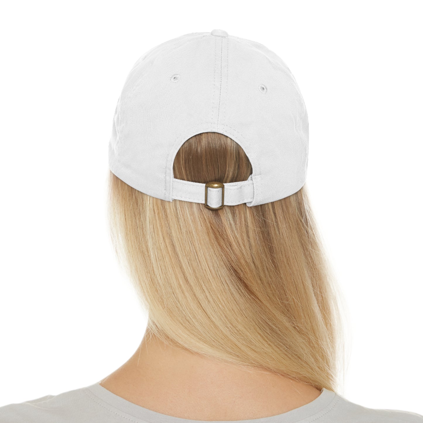 Premium Crap Dad Hat - Rectangle Leather Patch