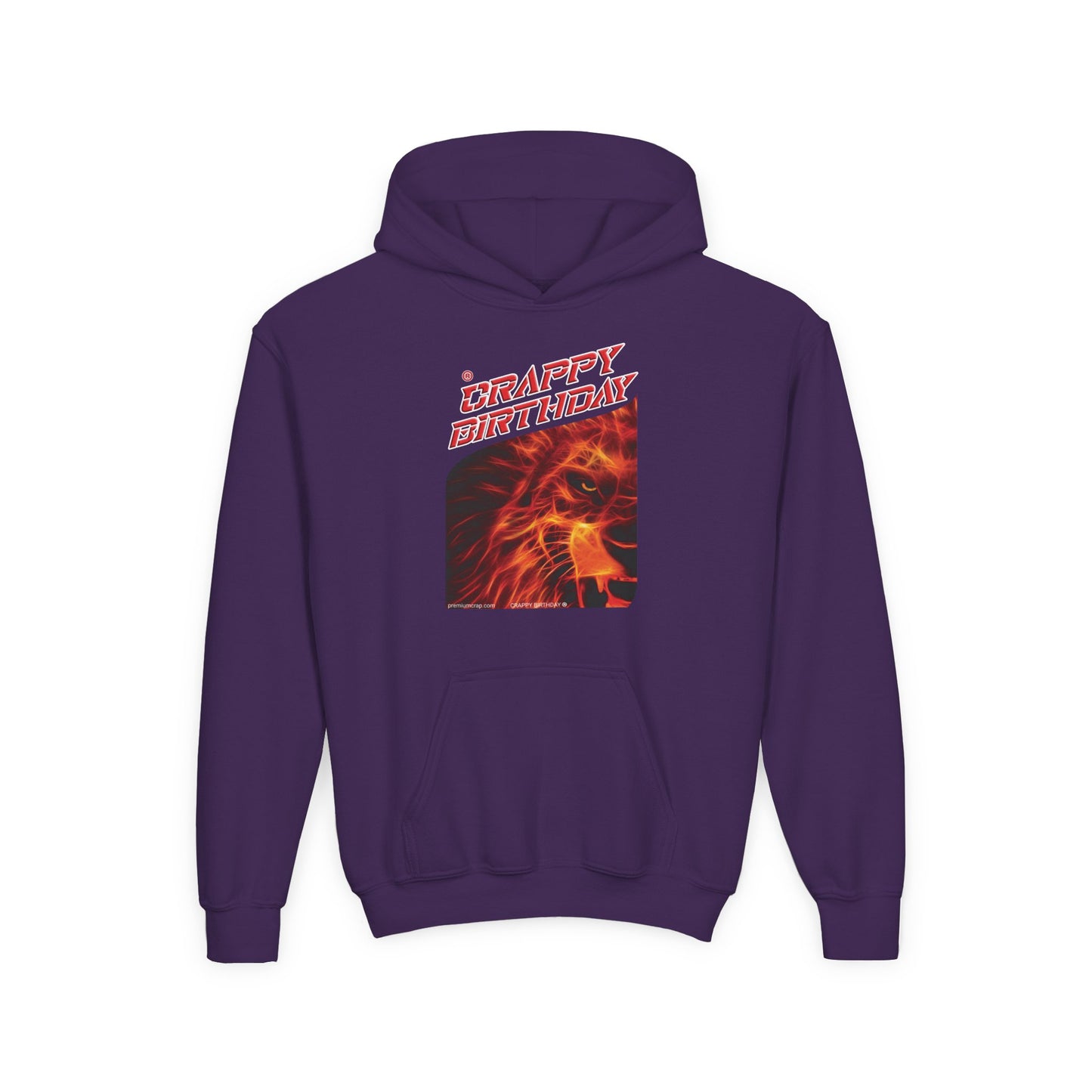 Crappy Birthday Youth Heavy Blend Hooded Sweatshirt
