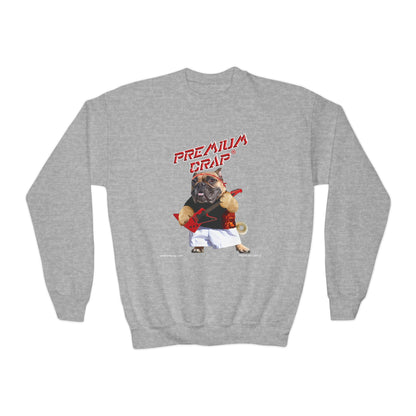 Premium Crap Youth Crewneck Sweatshirt