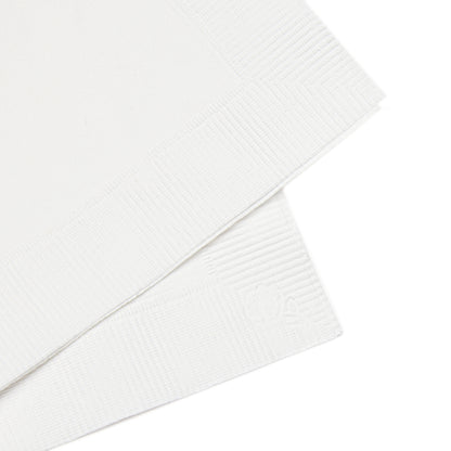 Premium Crap White Coined Napkins