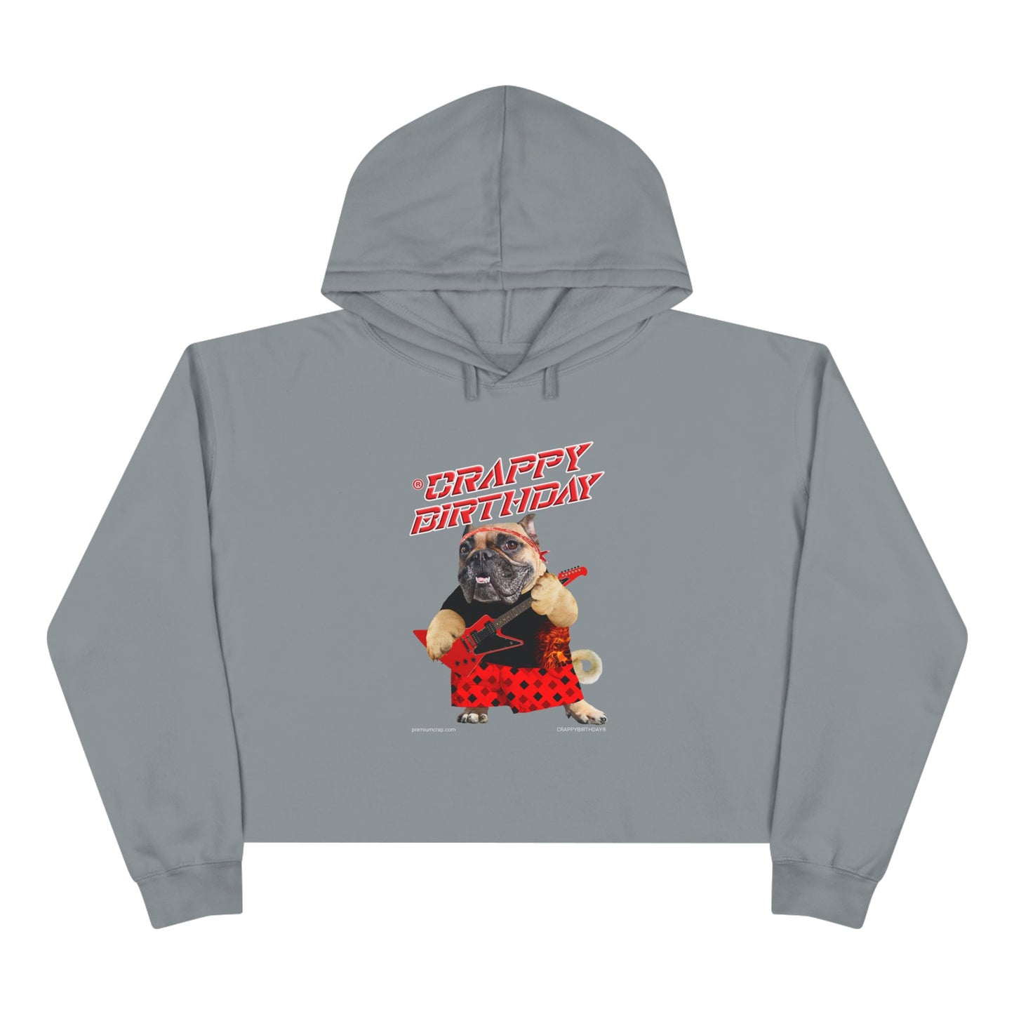 Crappy Birthday Cropped Hoodie