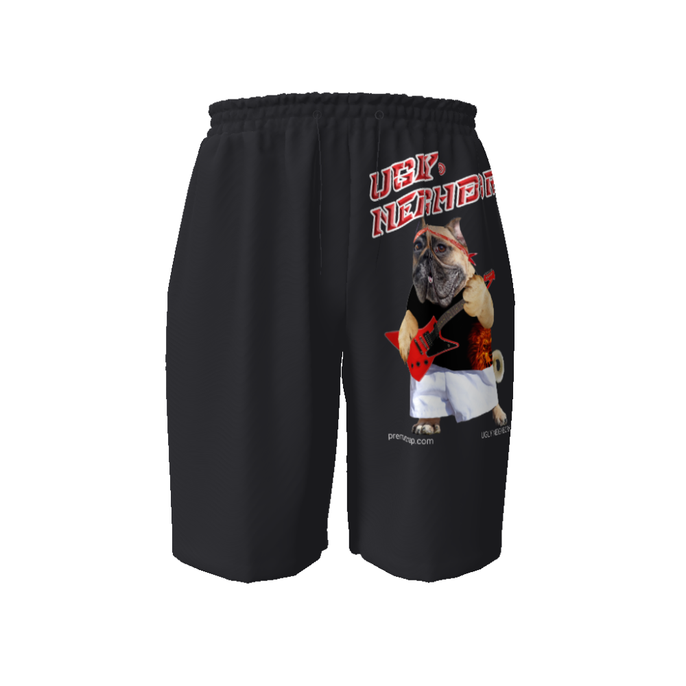 Ugly Neighbor Drawstring Beach Shorts