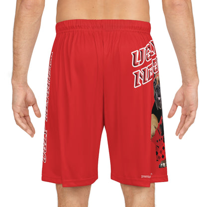 Ugly Neighbor II Basketball Shorts - Red