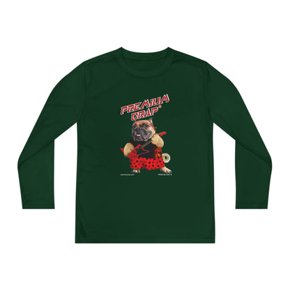 Premium Crap II Youth Long Sleeve Competitor Tee