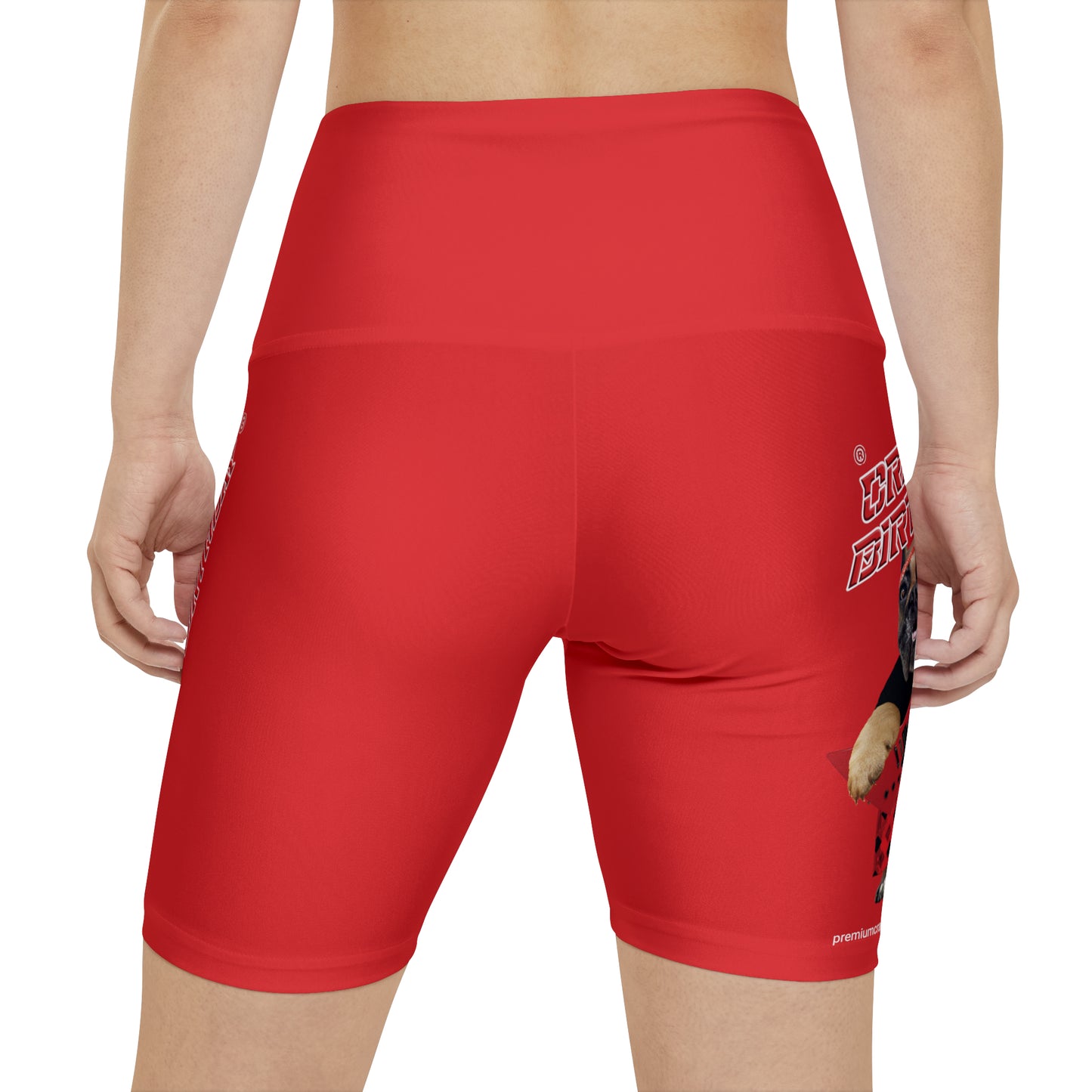Crappy Birthday II Women's Workout Shorts - Red